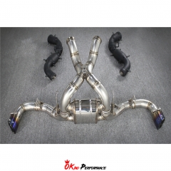 Exhaust System For Mclaren 570S 570GT 540C 2015-2019 Stainless steel / Titanium / Gilded
