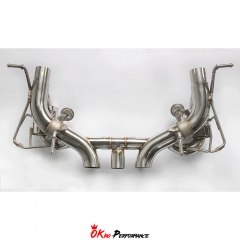 Exhaust System For Ferrari F458 4.5 V8 2010-2015 Stainless steel / Titanium / Gilded