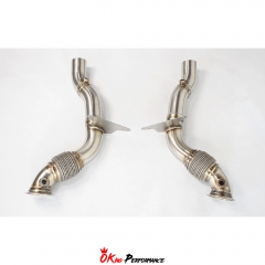 Exhaust System For Ferrari F488 GTB 2015-Present Stainless steel / Titanium / Gilded