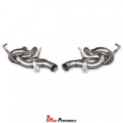 Exhaust System For F12 Berlinetta 6.3 V12 2012-Present Stainless steel / Titanium / Gilded