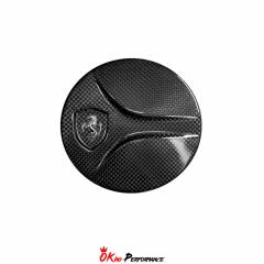 Capisto-Style Dry Carbon Fiber Gas Caps (Without badge) For Ferrari 488 GTB 2015-2018