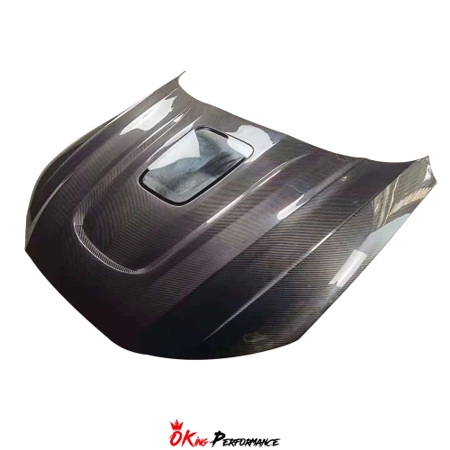 OKP-Style Dry Carbon Fiber Hood For Audi S4 B10 2018-2020