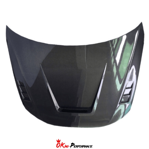 OKP-Style Carbon Fiber (CFRP) Hood For Audi A4 B9 2013-2015