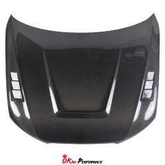 OKP-Style Carbon Fiber (CFRP) Hood For Audi A4 B9 2017-2019