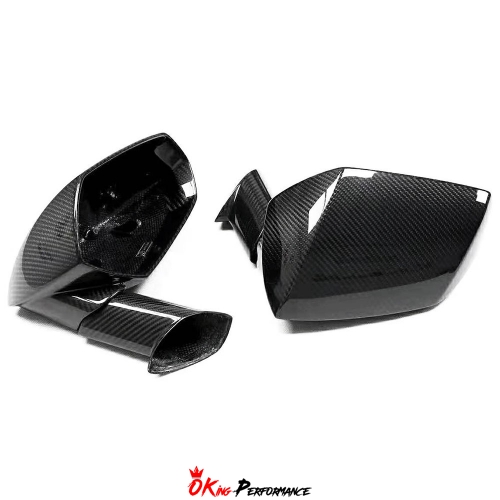 Dry Carbon Fiber Mirror Caps (replacement) For Lamborghini Aventador LP700-4 LP720 LP750 2011-2015