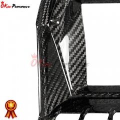 Dry Carbon Fiber Interiors Radio Surroud Cover For Lamborghini Aventador LP700-4 LP720 LP750 2011-2015