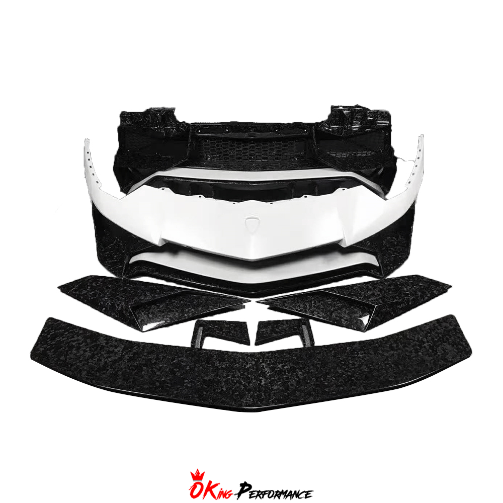 lp750 sv style partial carbon fiber cfrp body kit for