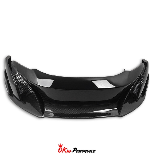 675 Style Half Carbon Fiber (CFRP) Front Bumper For MCLAREN 650S 2014-2016