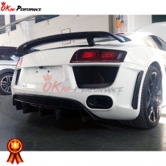 Regula GT Style Carbon Fiber Rear Spoiler For Audi R8 2007-2015