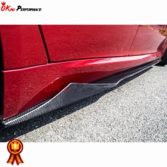 MTC Style Carbon Fiber Side Skirt For Alfa Romeo Giulia 2016-2023