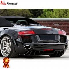 PD Style Carbon Fiber (CFRP) Rear Diffuser For Audi R8 2007-2015