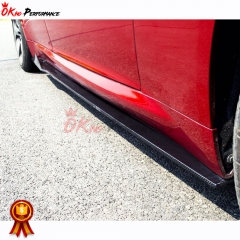 MTC Style Carbon Fiber Side Skirt For Alfa Romeo Giulia 2016-2023