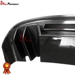 PD Style Carbon Fiber (CFRP) Rear Diffuser For Audi R8 2007-2015