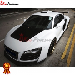 PD Style Half Carbon Fiber Front Bumper For Audi R8 2007-2015