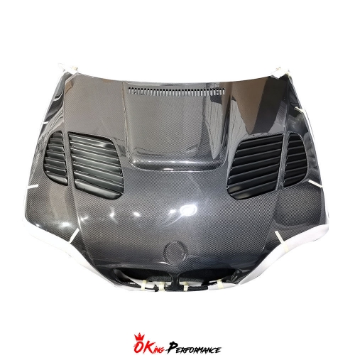 Portion Carbon Fiber (with Glass fiber Vents) For BMW 3 Series E46 2001-2004