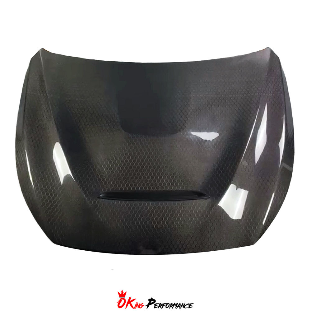 gts style carbon fiber cfrp hood for infiniti q50 2013