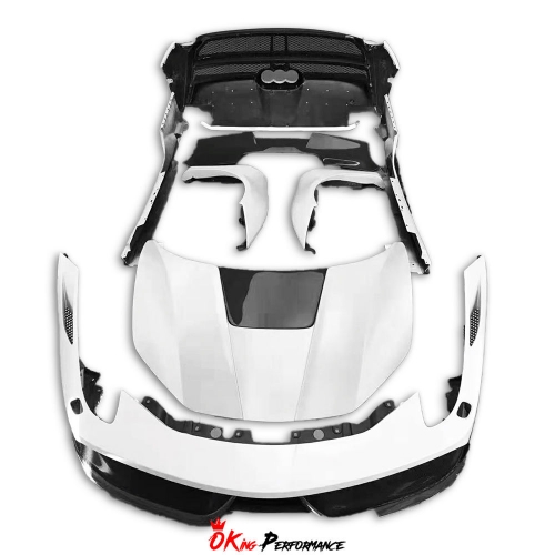 Misha Style Half Carbon Fiber (CFRP) Car Body Kit For Ferrari 458 Italy Speciale 2011-2016
