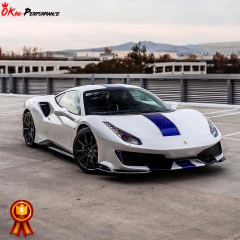 Pista Style Glass Fiber (FRP) Body Kit For Ferrari 488 GTB 2015-2018