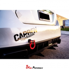 Chargespeed Bottomline Style Carbon Fiber (CFRP) Rear Bumper Extensions For Subaru Impreza 11 VAB VAF STI S4 2015-2018