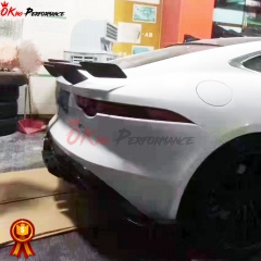 OKing Style Carbon Fiber (CFRP) Spoiler For Jaguar F-Type 2014-2018