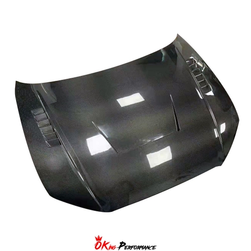 OKing Style Carbon Fiber (CFRP) Hood For Audi A4 B8 2010-2012
