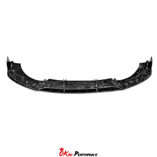 WS Style Dry Forged Carbon Fiber Front Lip For Audi RS7