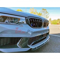 Carbon Fiber Front Middle Lip For BMW 5 Series F90 M5 2017-2019
