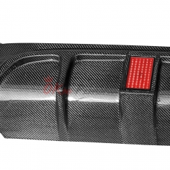 Carbon Fiber (CFRP) Rear Diffuser With LED For BMW 5 Series G30 G38 2017-2019