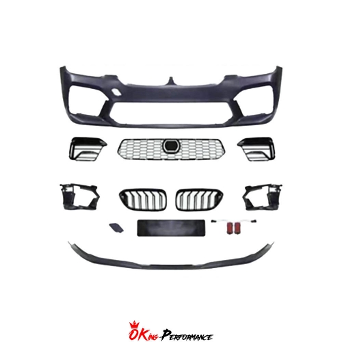 2021 Facelift Lci Style PP Material Front Bumper For BMW 5 Series G30 G38 2017-2019