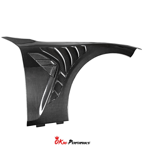 OD Style Dry Carbon Fiber Front Fenders For BMW G80 M3 G82 M4 2020-2024