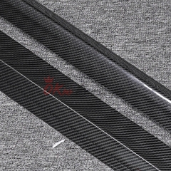 Artisan Style Dry Carbon Fiber Side Skirt For Tesla Model 3 2016-2021