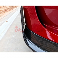 Vorsteiner Style Dry Carbon Fiber Front Lip For Tesla Model 3 2016-2019