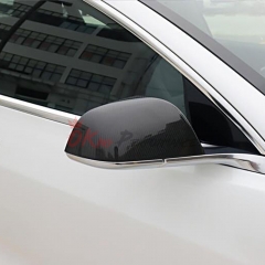 Carbon Fiber Side Mirror Caps (Replacement) For Tesla Model 3
