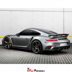Topcar Style Carbon Fiber (CFRP) Rear Air Intake For Porsche 911 991 Carrera 991.1 991.2 Turbos 2011-2018