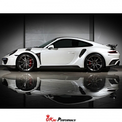 Topcar Style Carbon Fiber (CFRP) Front Lip For Porsche 911 991 Carrera 991.1 991.2 Turbos 2011-2018