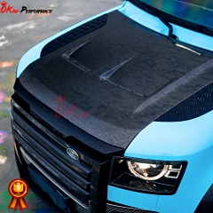 Oking Style Dry Carbon Fiber Wide Body Kit For Land Rover Defender