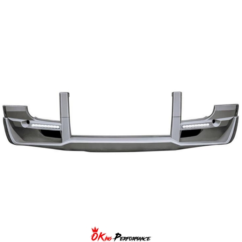 OKing Style PP Front Lip with Daily Light For Land Rover Defender 110 90 L663 2020-Present