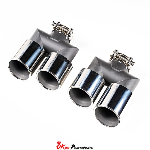 Stainless Steel Exhaust Tips For Land Rover Defender 110 90 L663 2020-Present