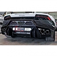 Vorsteiner Style Dry Forged Carbon Fiber Rear Bumper For Lamborghini Huracan LP610-4 2014-2018
