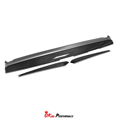 Carbon Fiber (CFRP) Interiors Dashboard Cover Trim Replacement (LHD RHD) For Tesla Model 3 2016-Present