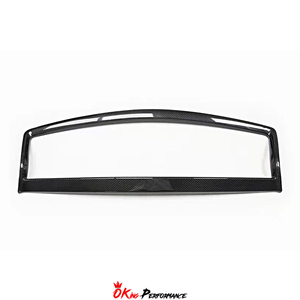 Dry Carbon Fiber Front Grill Cover For INFINITI Q50 20142021 Grille