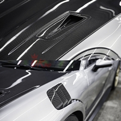 GT2 RS Style Dry Carbon Fiber Hood For Porsche 911 991 Carrera 991.1 991.2 2011-2018