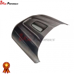 OKing Style Dry Carbon Fiber Hood For Audi S4 B10 2018-2020