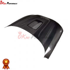 OKing Style Dry Carbon Fiber Hood For Audi S4 B10 2018-2020