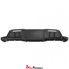 A Style Dry Carbon Fiber Rear Diffuser For Tesla Model Y 2020-2021