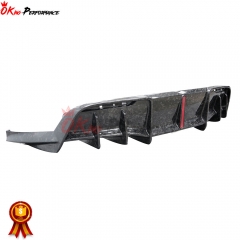 MIW Style Forged Dry Carbon Fiber Rear Diffuser For Tesla Model Y 2020-2021