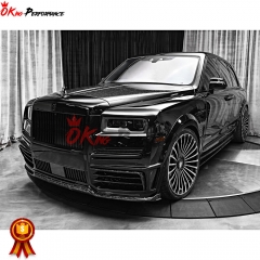 Mansory Style Dry Forged Carbon Fiber Hood For Rolls Royce Cullinan