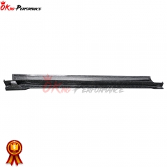 MIW Style Forged Dry Carbon Fiber Side Skirt For Tesla Model Y 2020-2021