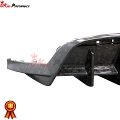 MIW Style Forged Dry Carbon Fiber Rear Diffuser For Tesla Model Y 2020-2021