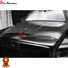 Mansory Style Dry Forged Carbon Fiber Hood For Rolls Royce Cullinan